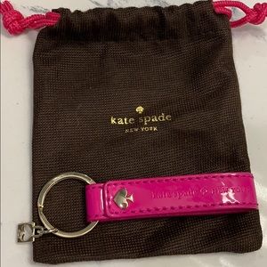 Kate Spade leather keychain